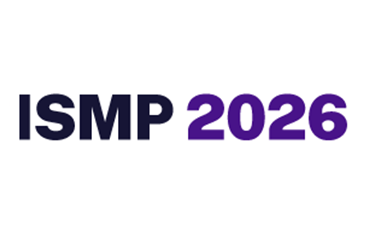 ISMP 2026 event logo featuring the text “ISMP 2026” in bold lettering, with “ISMP” in dark blue and “2026” in purple on a white background.
